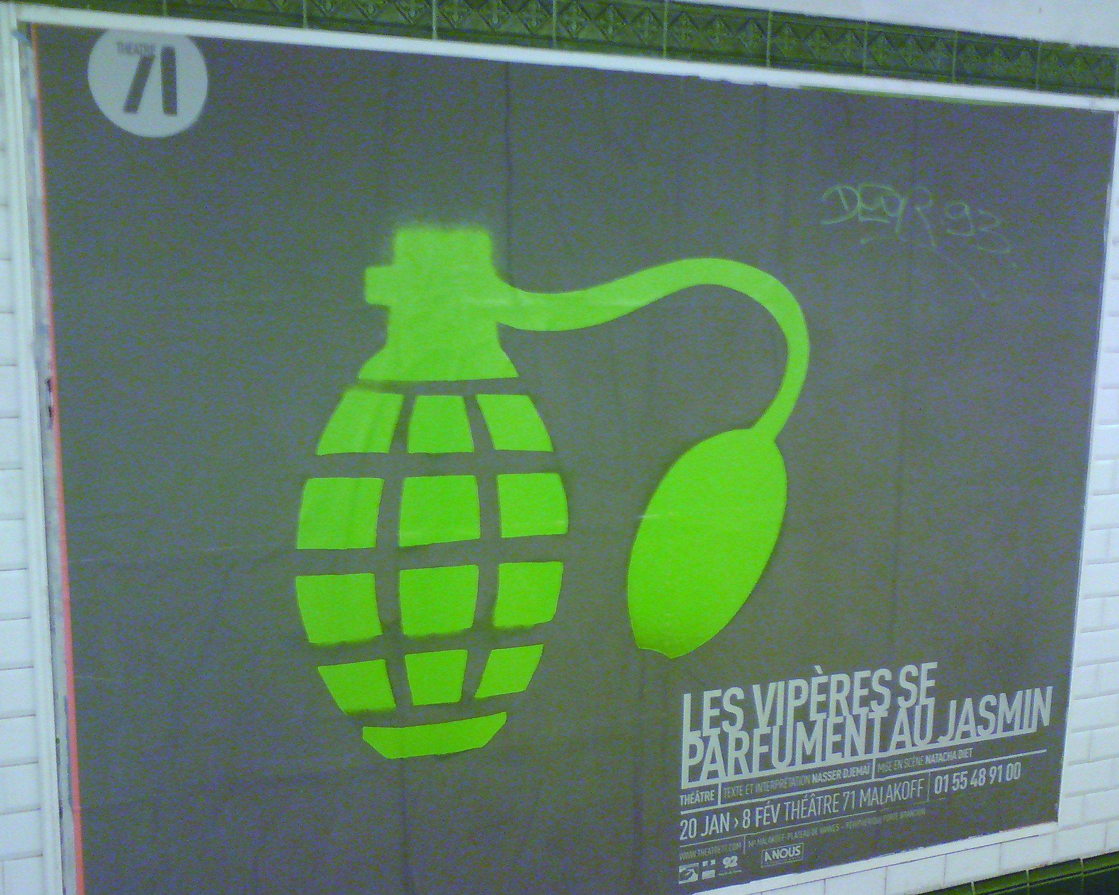Grenade Perfume Bottle